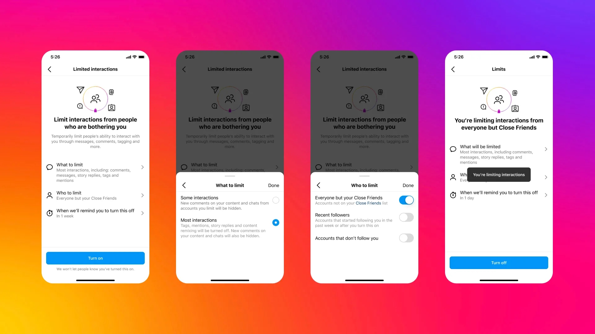 Instagram’da Sınırlı Etkileşimler: İstenmeyenleri Engelleyin!