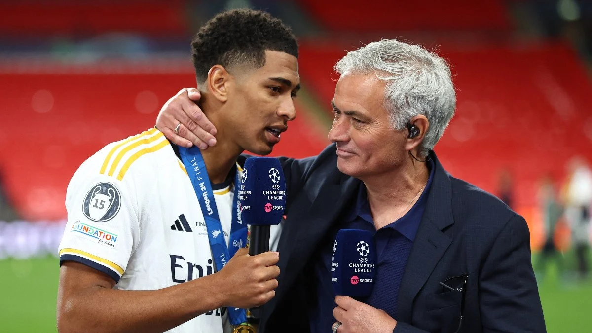 Bellingham ve Mourinho Arasında Şampiyonlar Ligi Finali Sonrası Eğlenceli Diyalog! "Seneye Fenerbahçe'ye Karşı Sakin Oyna
