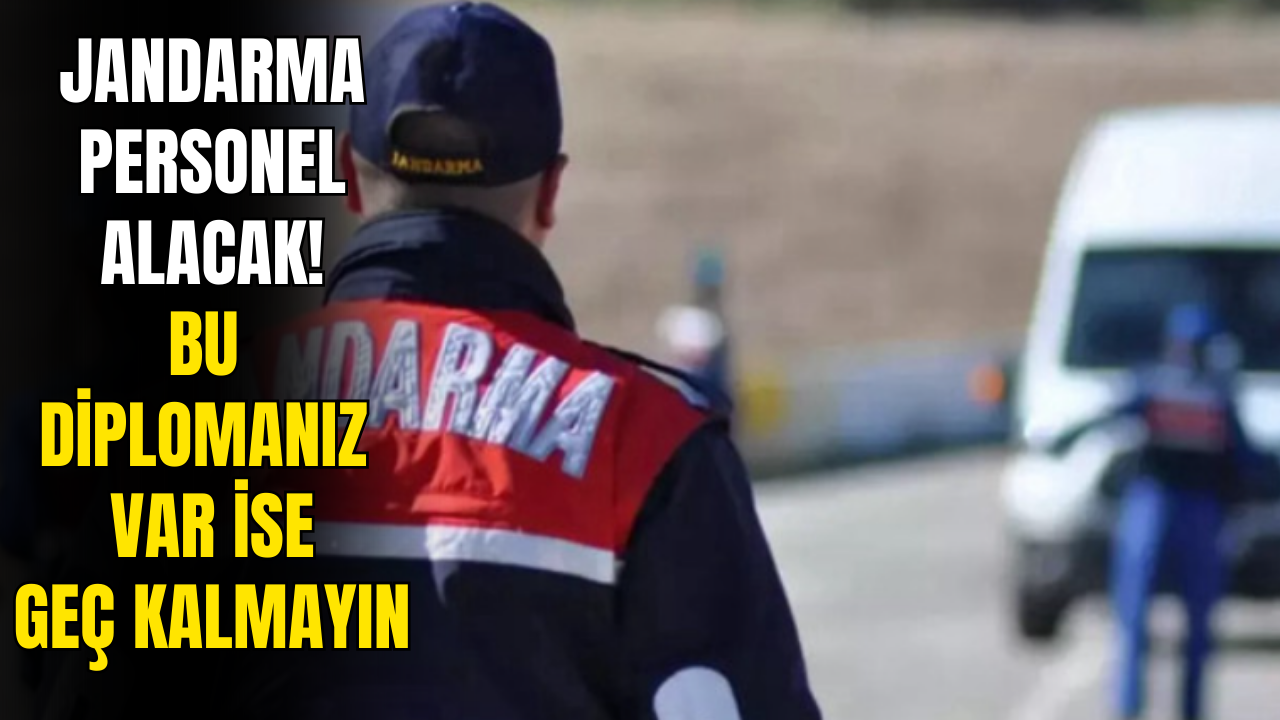 Jandarma Personel Alımı Yapacak! Bu Diplomanız Var İse Başvurabilirsiniz