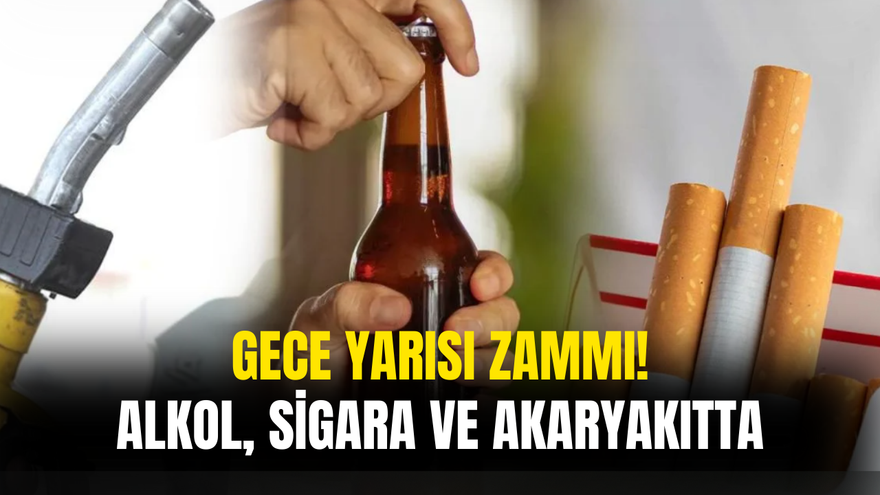Gece Yarısı Zammı! Alkol Ve Sigarada Büyük Zam