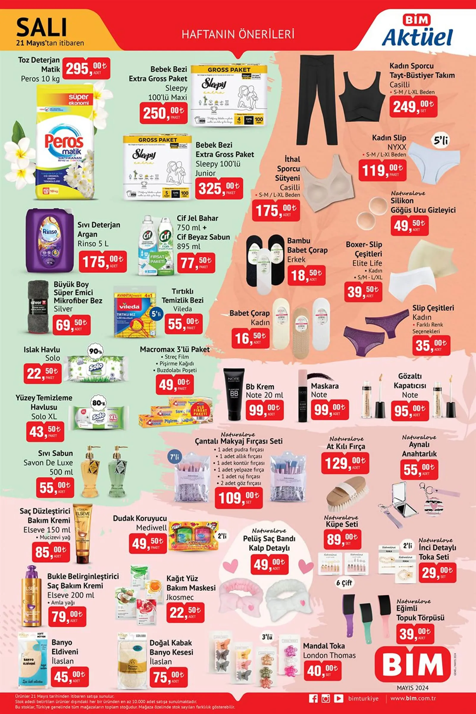 Bim'de bu hafta fiyatlar yüzde 50 düştü! Bim 21 Mayıs 2024 aktüel ürünler kataloğu