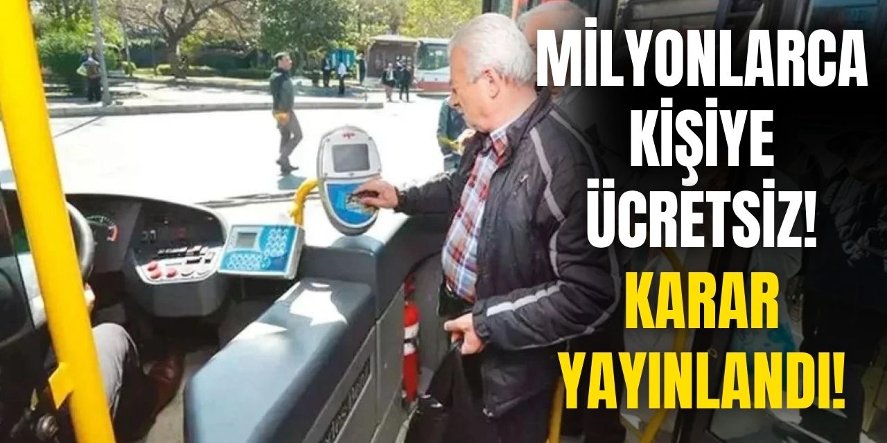 Ankara, İstanbul, İzmir ve daha pek çok ilde yaşayanlar için duyuruldu! Milyonlarca kişi ücretsiz kullanabilecek