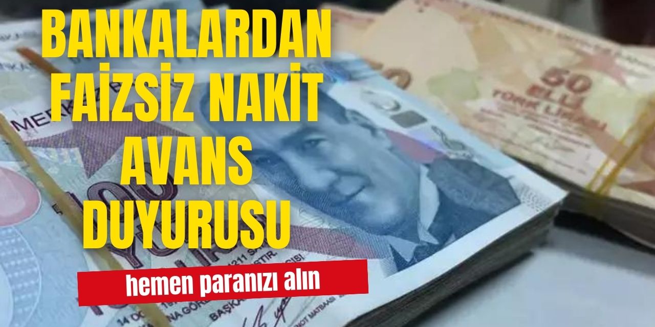 Bu kampanyayı duyanlar bankalara koşarak gidecek! Bankalar faiz oranlarına kafa tuttu 6 banka faizsiz kredi veriyor