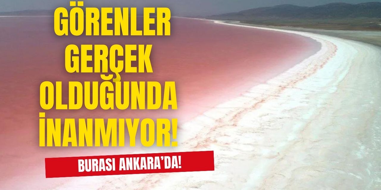 Ankaralılar buraya akın akın gidiyor! Güzelliğini görenler film sahnesi sanıyor ama burası Ankara'da